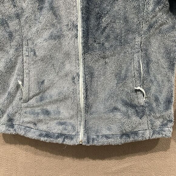 The North Face Jacket Womens Small Blue Full Zip Osito Furry Mock Neck Fleece - Picture 4 of 10